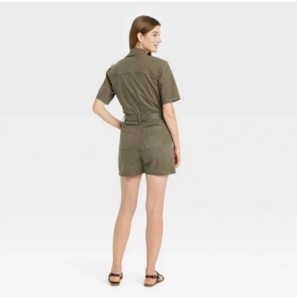 Universal Thread™ - Short Sleeve Denim Romper - Picture 3 of 8